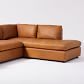Video 1 for Marin Leather 2-Piece Bumper Chaise Sectional (114&quot;)