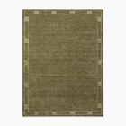 Pierce &amp; Ward Deco Border Handwoven Wool Rug