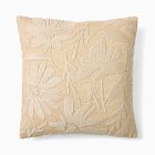 Textural Floral Pillow Cover