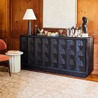 Carved Pattern Solid Wood Buffet (72&quot;)