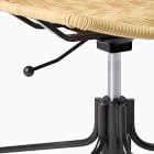 Slope Wicker Swivel Office Chair