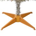 Pre-Lit Faux Champagne Tinsel Christmas Tree