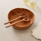 Organic Shaped Wood Serving Utensils (Set of 2)