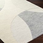 Modern Circles Tufted Wool Rug