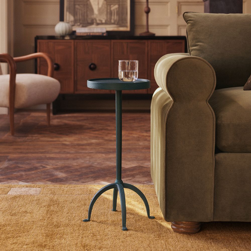 Pierce & Ward Metal Drink Table (11.5")