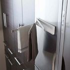 Yamazaki Plate Magnetic Dish Towel Hanger