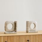 Bellport Link Marble Bookends