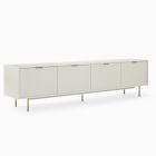 Open Box: Quinn Media Console (93") - Haze, Antique Brass