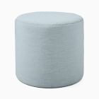 Open Box: Sunbrella&#174; Indoor/Outdoor Canvas Round Pouf