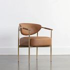 Ximena Vegan Leather Dining Arm Chair