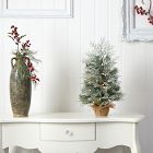 Faux Winter Frosted Christmas Tree