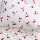 Organic Smiley Santa Sheet Set