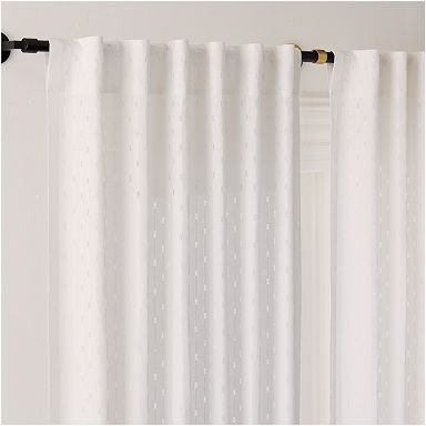 Tactile Lines Sheer Curtain