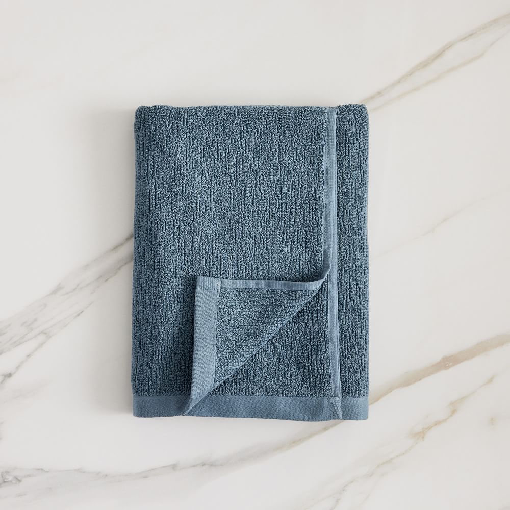 Everyday Textured Towel Sets - Ocean, Set of 4 - (4 Bath Towels)