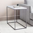 Streamline Marble Side Table (28&quot;)