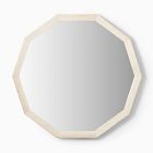 Thin Frame Travertine Wall Mirror