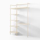 Blaine Wall Desk w/ Shelves (53&quot;&ndash;63&quot;)