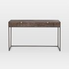 Carved Mango Wood Writing Desk (56")