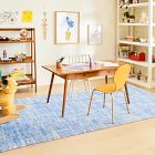 Mid-Century Heathered Basketweave Kids Rug