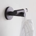 Modern Overhang Bathroom Hardware - Matte Black