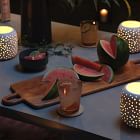 Constellation Pierced Ceramic Candleholders