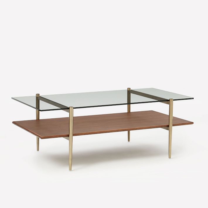 Mid-Century Art Display Coffee Table | Modern Living Room