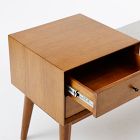 Mid-Century Storage Bench - Acorn