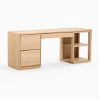 Norre 3-Piece Modular Desk w/ Drawers &amp; Shelves (75&quot;)
