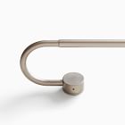 Swoop Blackout Curtain Rod - Brushed Nickel
