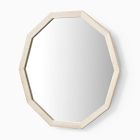 Thin Frame Travertine Wall Mirror