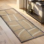 Andi Grid Handwoven Jute Rug