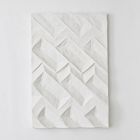 Papier-Mache Geo Panels Dimensional Wall Art