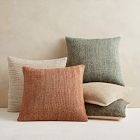 Two Tone Chunky Linen Pillow Cover