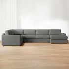 Urban 4-Piece Chaise Sectional (106"&ndash;116")