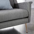 Carlo Mid-Century Sofa - Metal Legs (77.5&quot;)