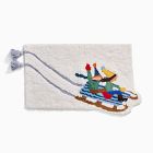 Holiday Sledding Bath Mat