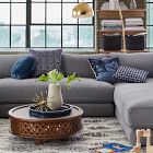 Pinwheel Jacquard Velvet Pillow Covers