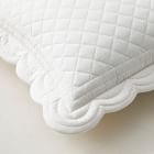 Heather Taylor Home Quilted Scallop Edge Pillow Cover