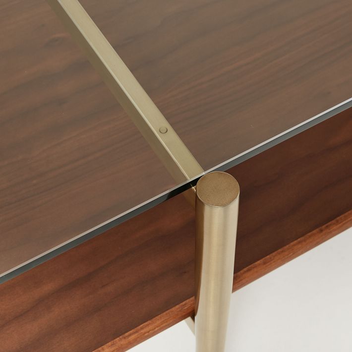 Mid-Century Art Display Coffee Table | Modern Living Room