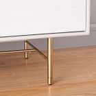 Modernist Wood &amp; Lacquer Media Console (68&quot;&ndash;80&quot;)