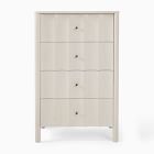 Scalloped Tall 4-Drawer Dresser (30")