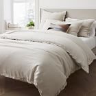 European Flax Linen Ruffle Duvet Cover &amp; Shams