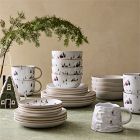 St. Jude Holiday Skier Stoneware Dinnerware Collection