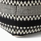 Variegated Stripe Pouf