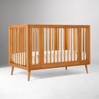 Mid-Century 5-in-1 Convertible Mini Crib