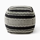 Variegated Stripe Pouf