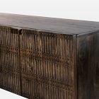 Carved Mango Wood Media Console (56")