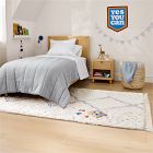 Dot Diamond Low-Shed Shag Rug