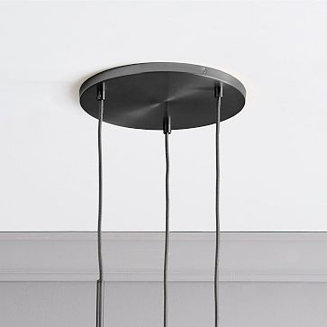 3-Light Chandelier - Dark Bronze