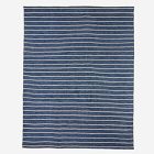Open Box: Cord Stripe Outdoor Performance Rug (5' x 8') - Midnight
